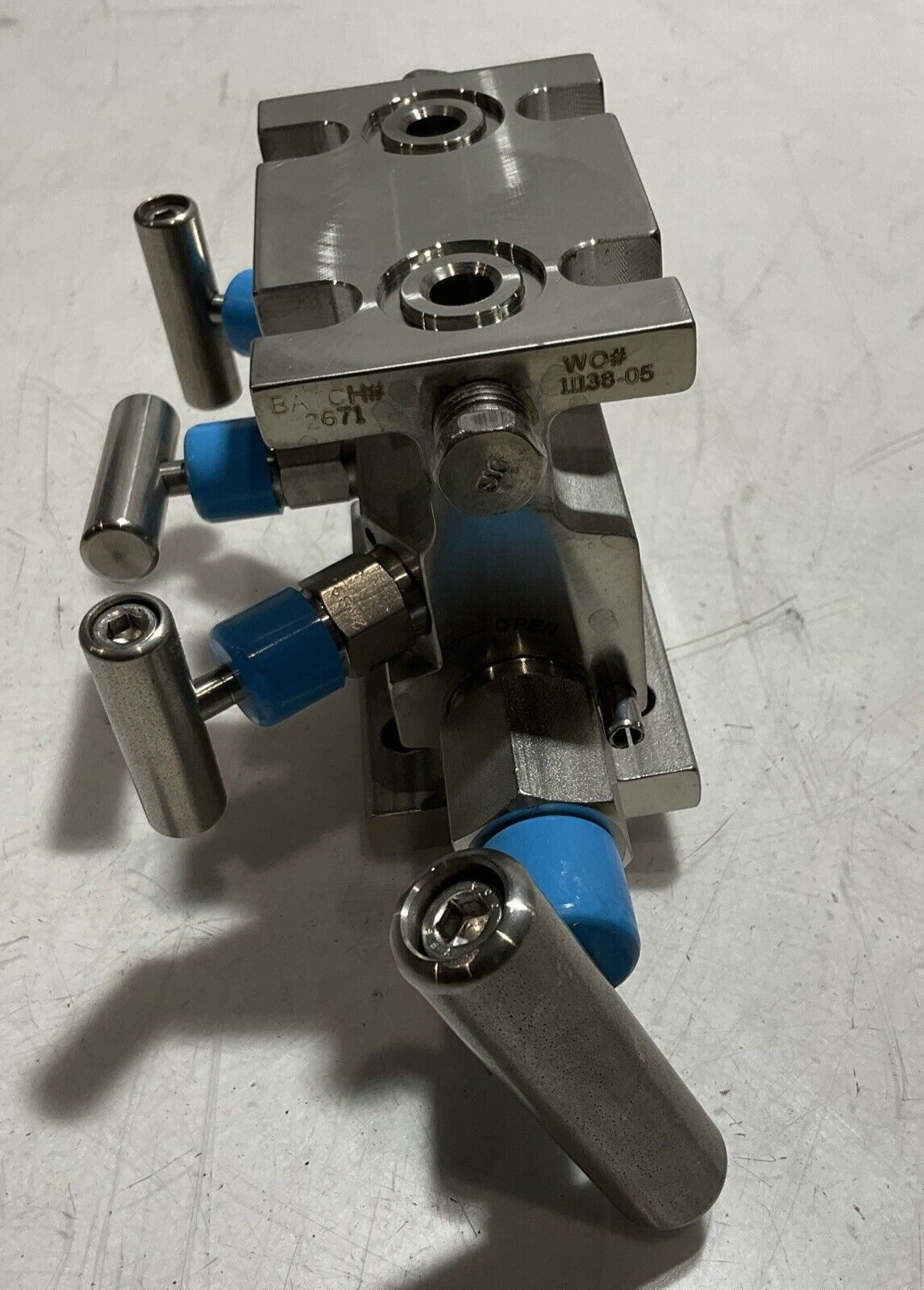PHOENIX PRECISION P6M5SFLFLSSVD VALVE MANIFOLD EQUALIZE 6000PSI 100°F U3S