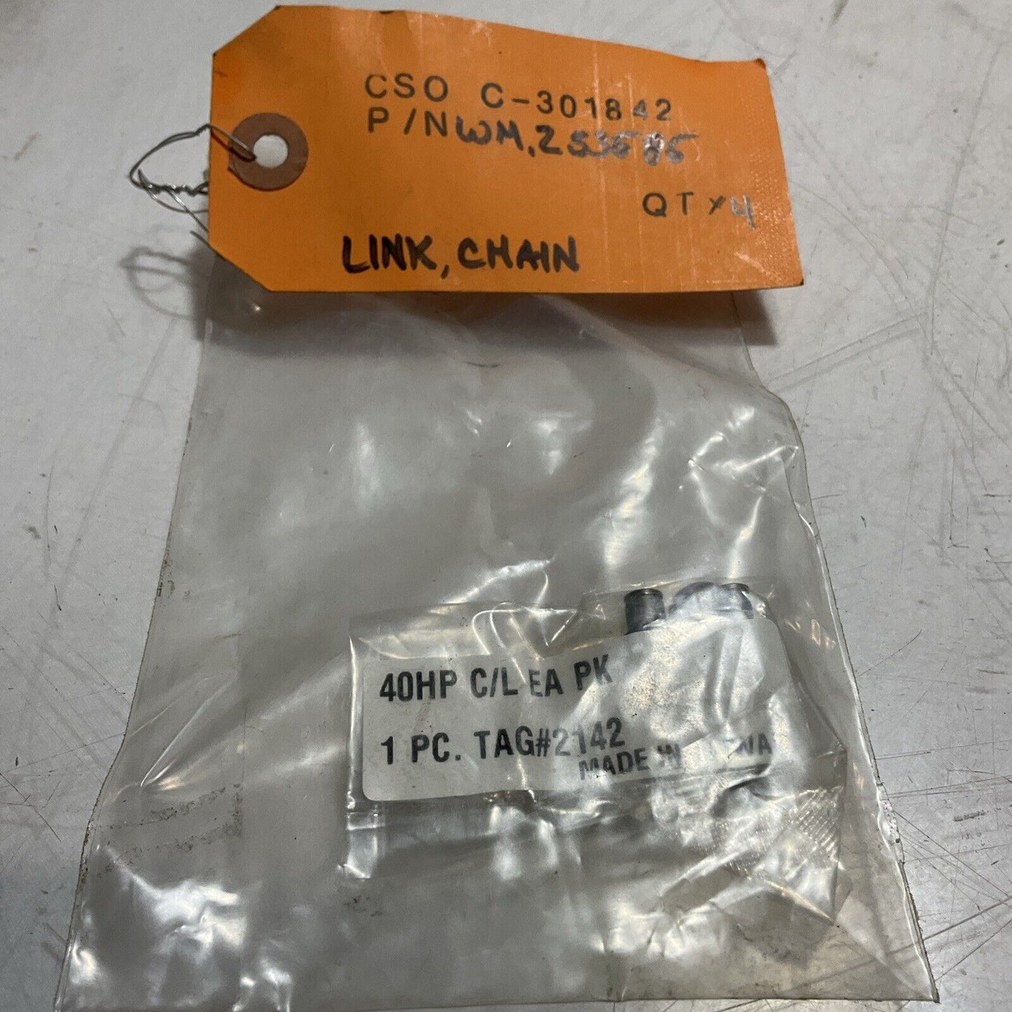 UNBRANDED RS40HP WMZ53564 CHAIN PRUD HOMME REF RS40HP QTY 2 U3S