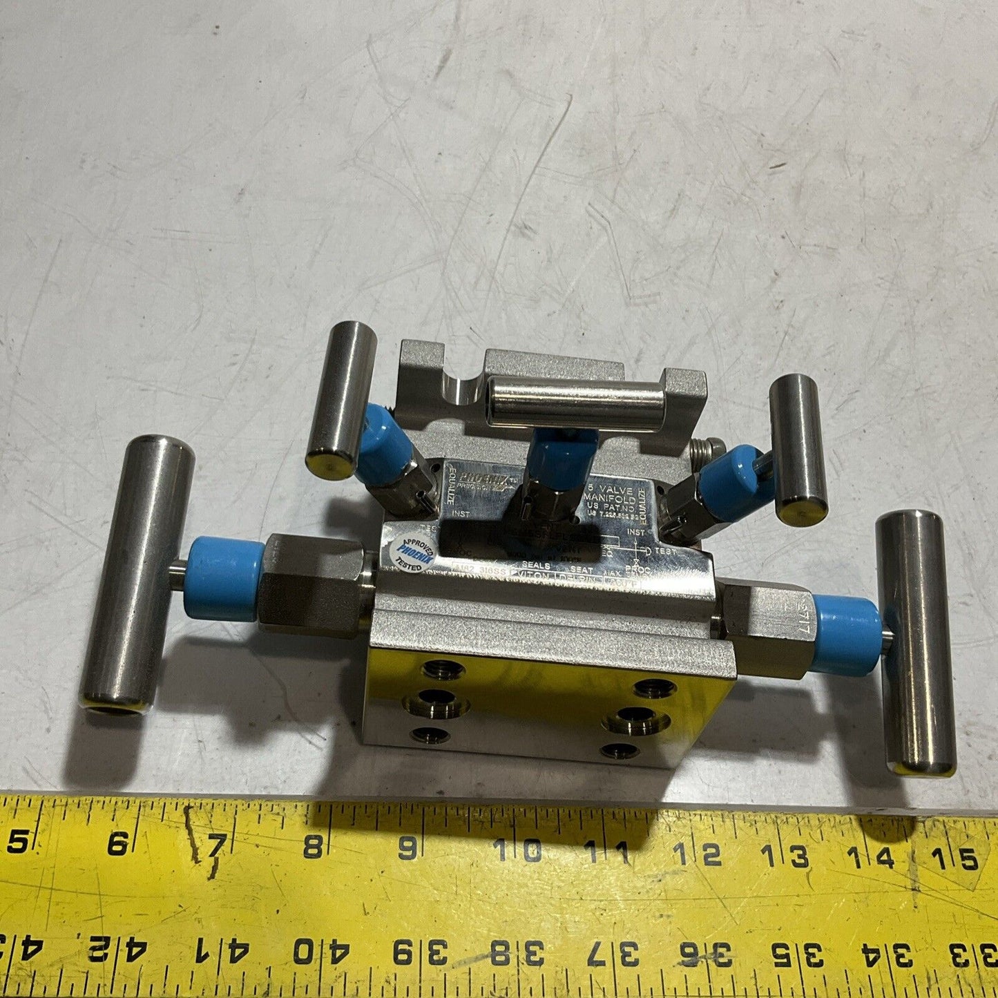 PHOENIX PRECISION P6M5SFLFLSSVD VALVE MANIFOLD EQUALIZE 6000PSI 100°F U3S