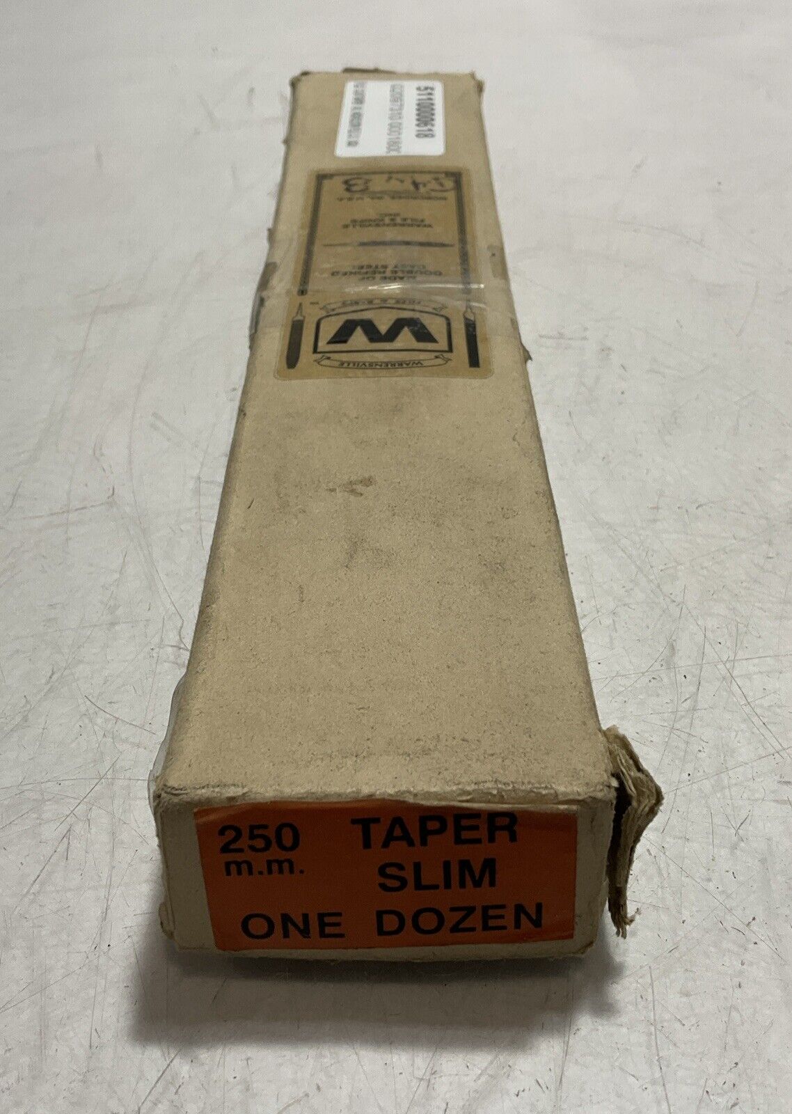WARRENSVILLE 17310 14341 250M.M FILE SLIM TAPER 10L NICHOLSON FILE QTY 8 U3S