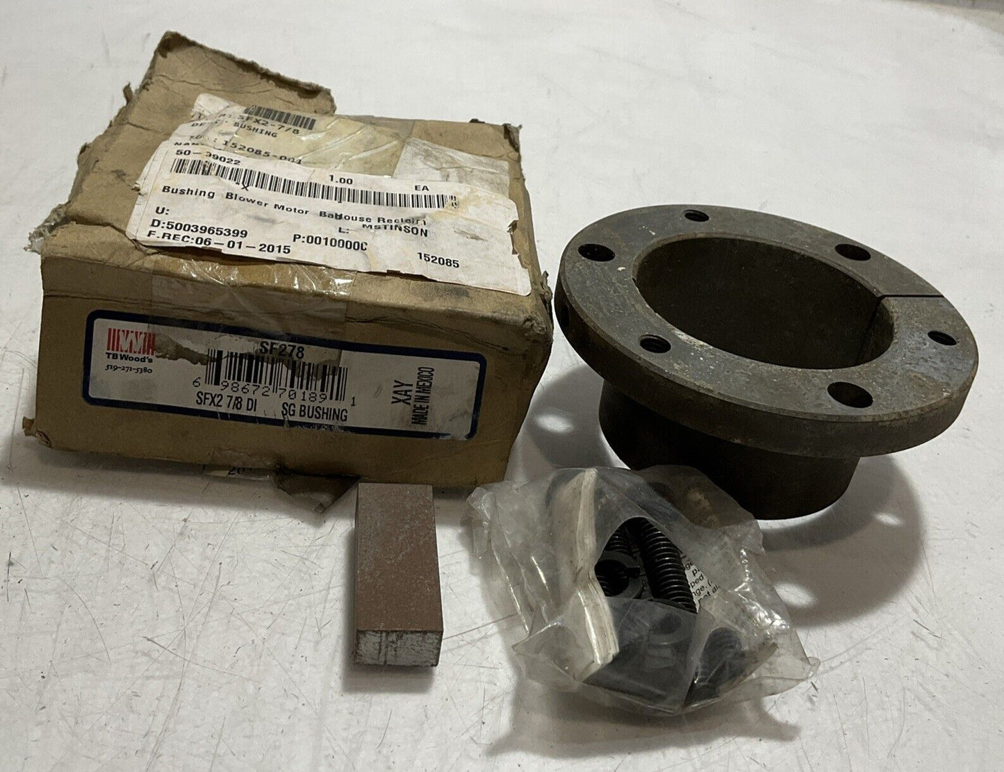 TB-WOODS SFX27/8 DI SG SF278 BUSHING BLOWER MOTOR U3S