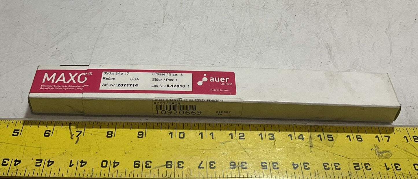 MAXOS 2071714 -8-128181 GLASS W/GASKET SZ B8 PERBERTHY 320x34x17 LOT OF 2 678