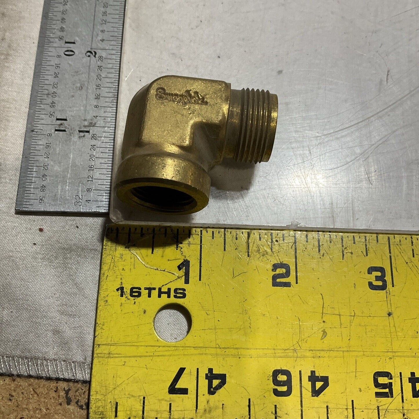 SWAGELOK (NPN) MICE BRASS ELBOW TUBE FITTING CONNECTOR QTY 35 476