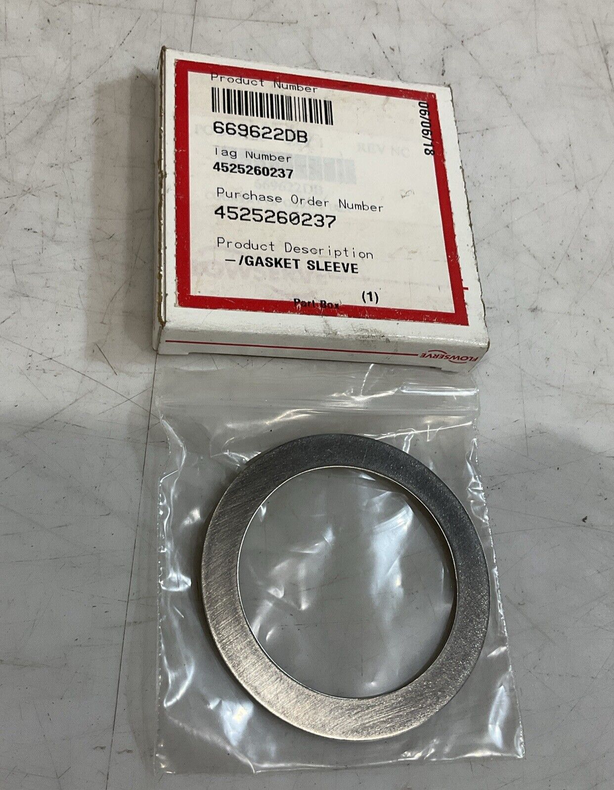FLOWSERVE 669622DB GASKET SLEEVE U3S
