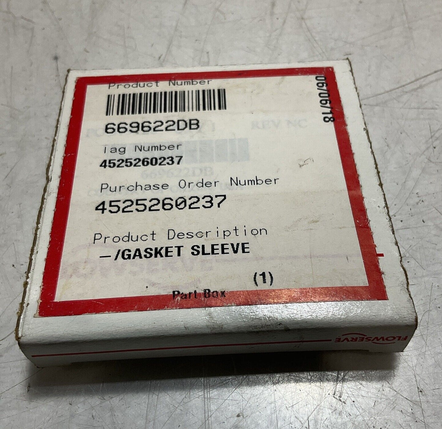FLOWSERVE 669622DB GASKET SLEEVE U3S