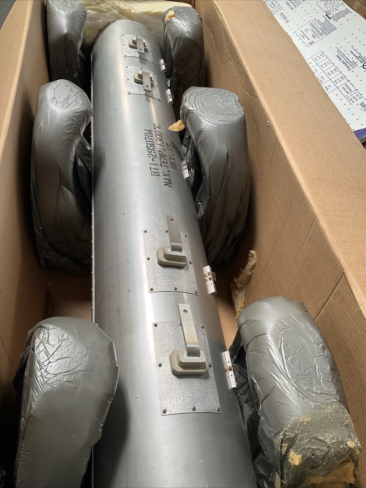 BTI -2950704 FURNACE ELEMENT MAX TEMP 1300 C REV 15