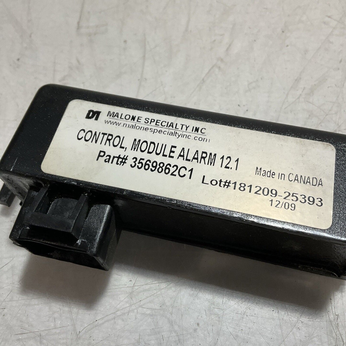INTERNATIONAL 3569862C1 CONTROL MODULE ALARM 12.1 U3S