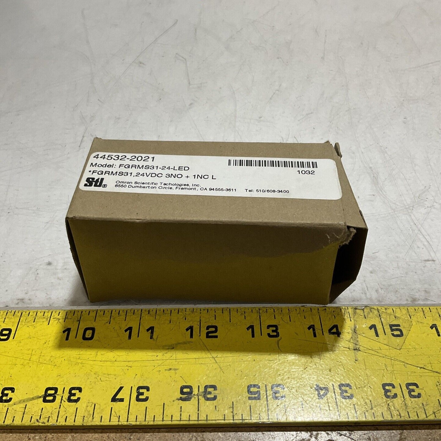 OMRON FGRMS31-24-LED RELAY ASSEMBLY 44532-2021 U3S