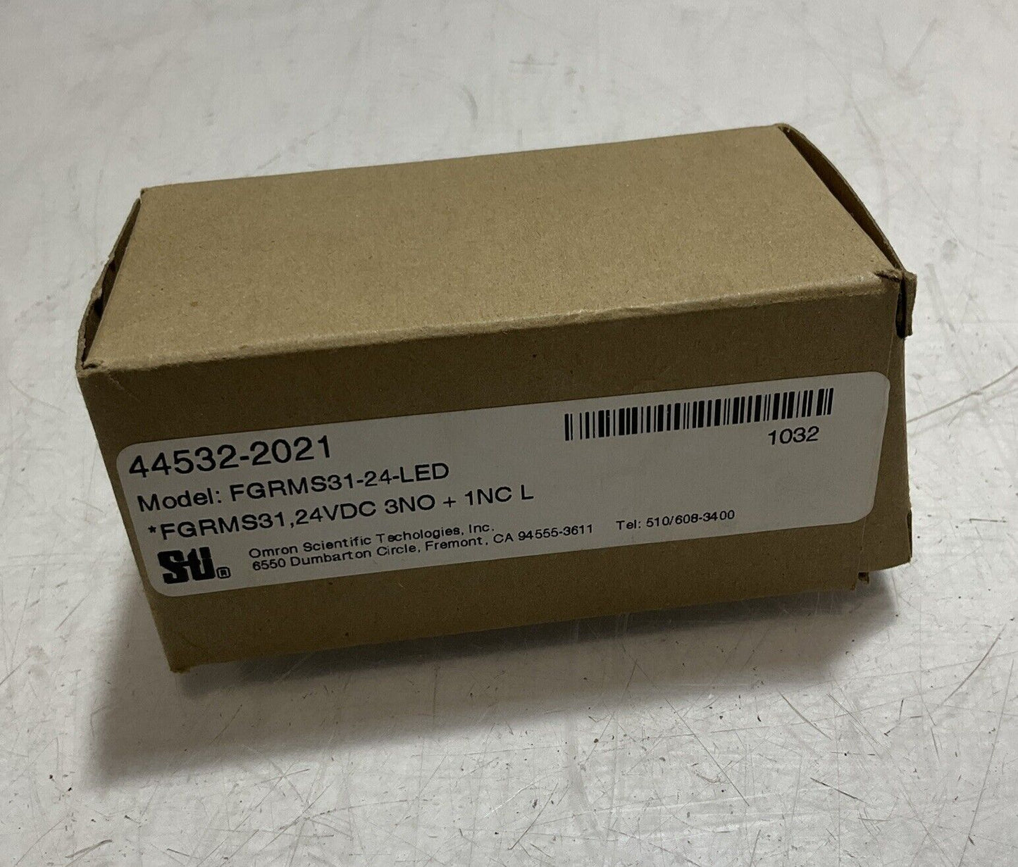 OMRON FGRMS31-24-LED RELAY ASSEMBLY 44532-2021 U3S