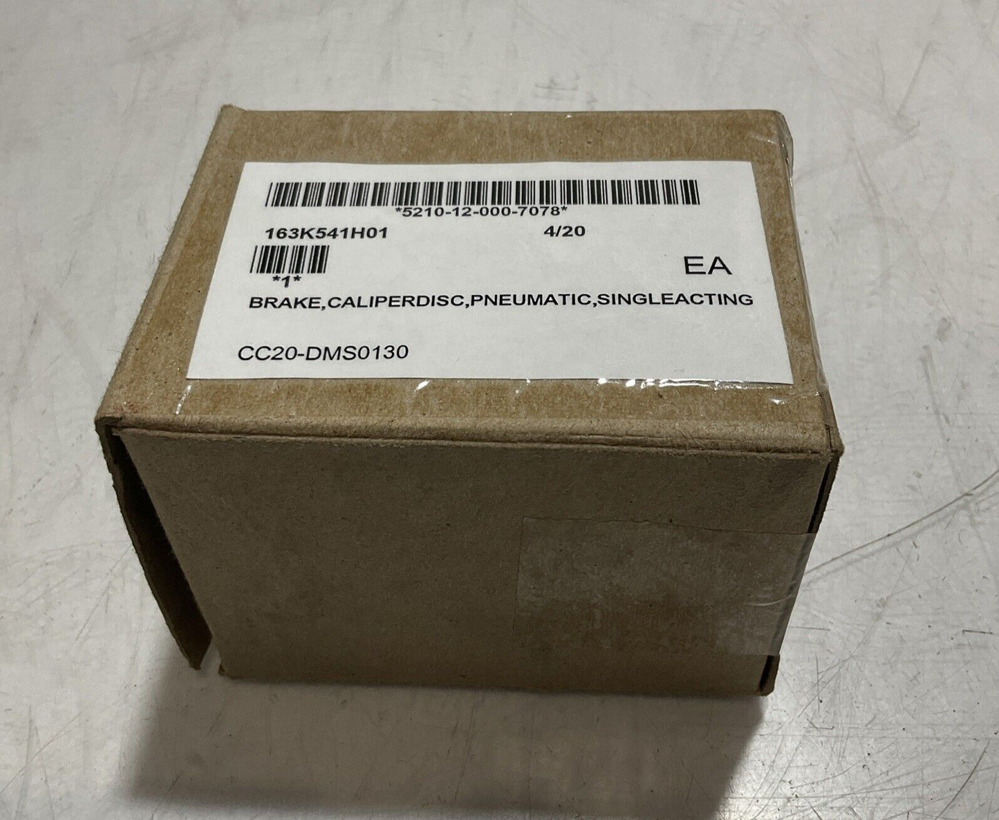 WC BRANHAM P38SA 4004-0714 PNEUMATIC SINGLE ACTING CALIPER DISC BRAKE U3S