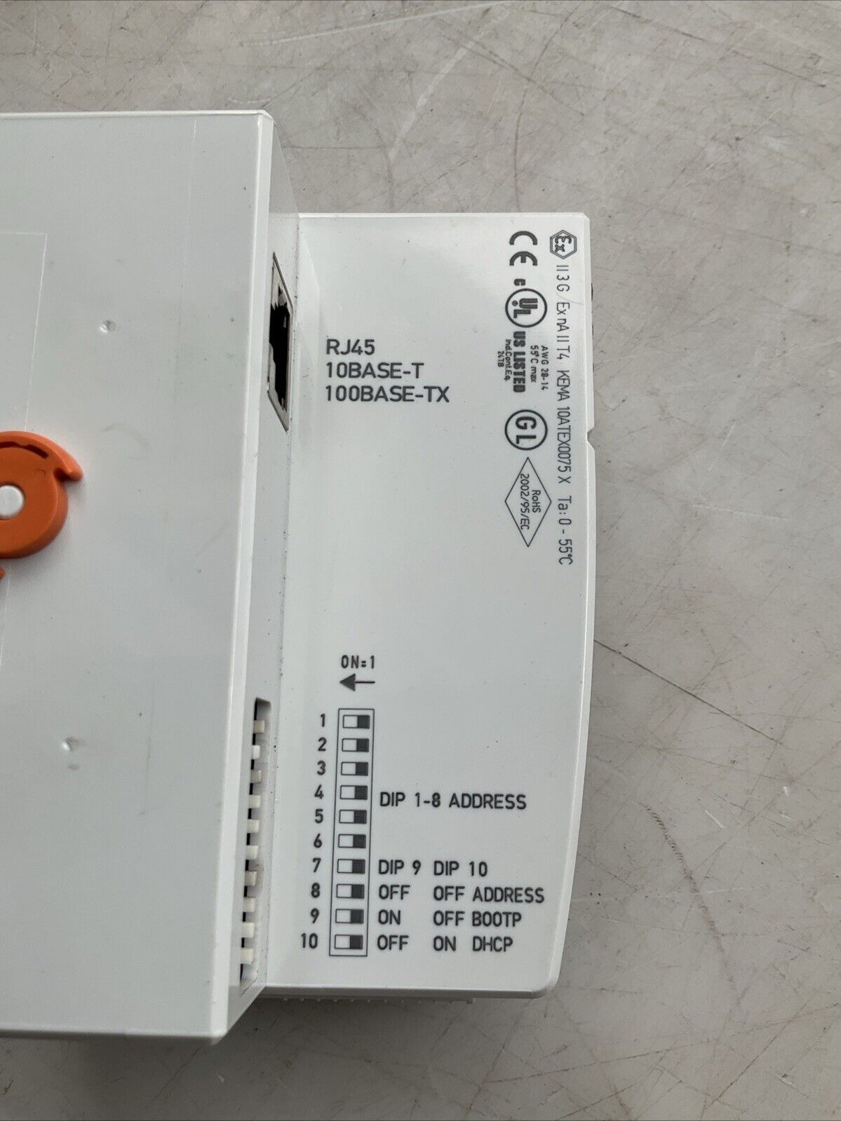BECKHOFF BK9000 ETHERNET TCP/IP COUPLER 24VDC 64 BUS TERMINAL