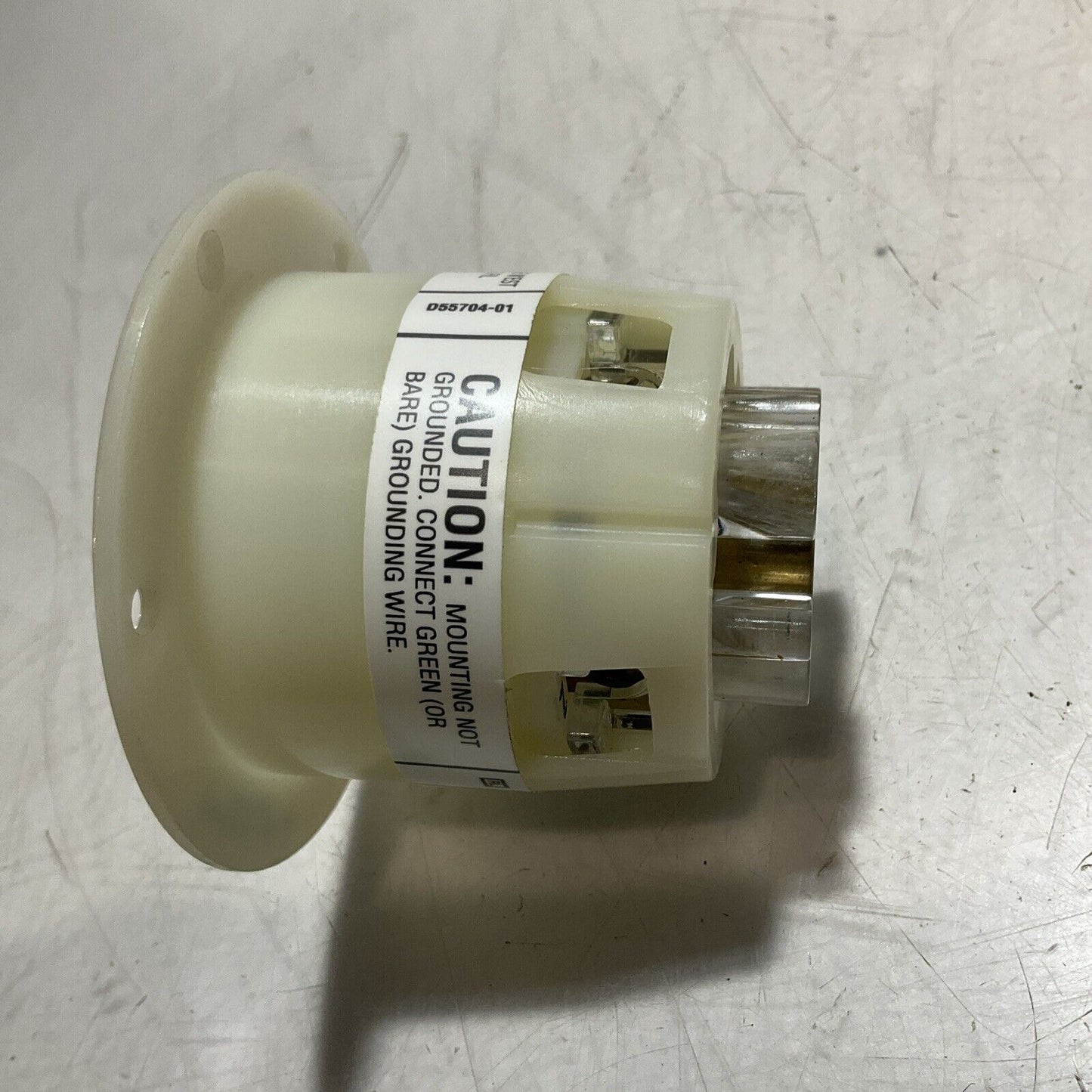 HUBBELL HBL2515 FLANGED INLET 20A 3PHASE 120/208V INSULGRIP TWIST- LOCK U3S