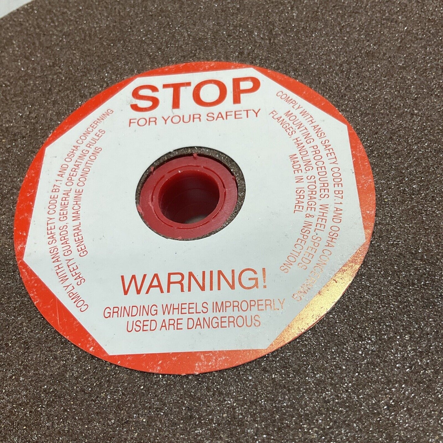 SAIT 28024 TYPE 1 VITRIFIED ABRASIVE BENCH GRINDING WHEEL 8X1X1 A60 METAL 373
