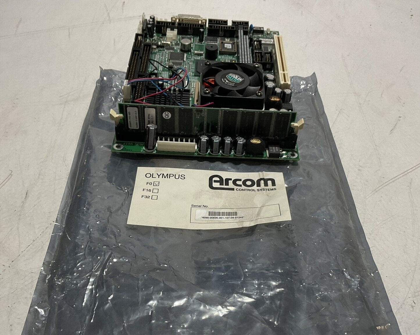 ARCOM OLYMPUS CONTROL SYSTEM M0-F0 6080-00635-001-107-09- PROCESSOR BOARD U3S