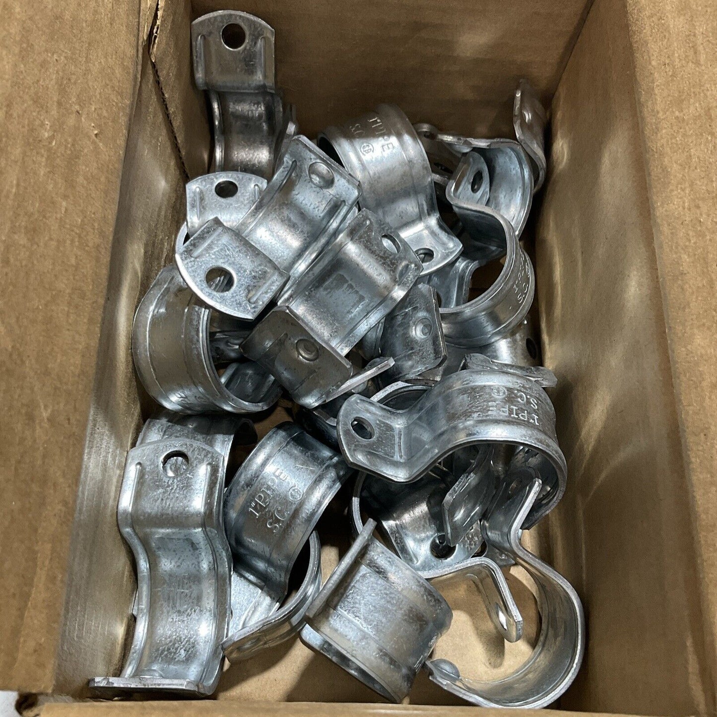 THOMAS&BETTS STEEL CITY HS 103 GALVANIZED STEEL SNAP STRAPS QTY 25 PEICES 222