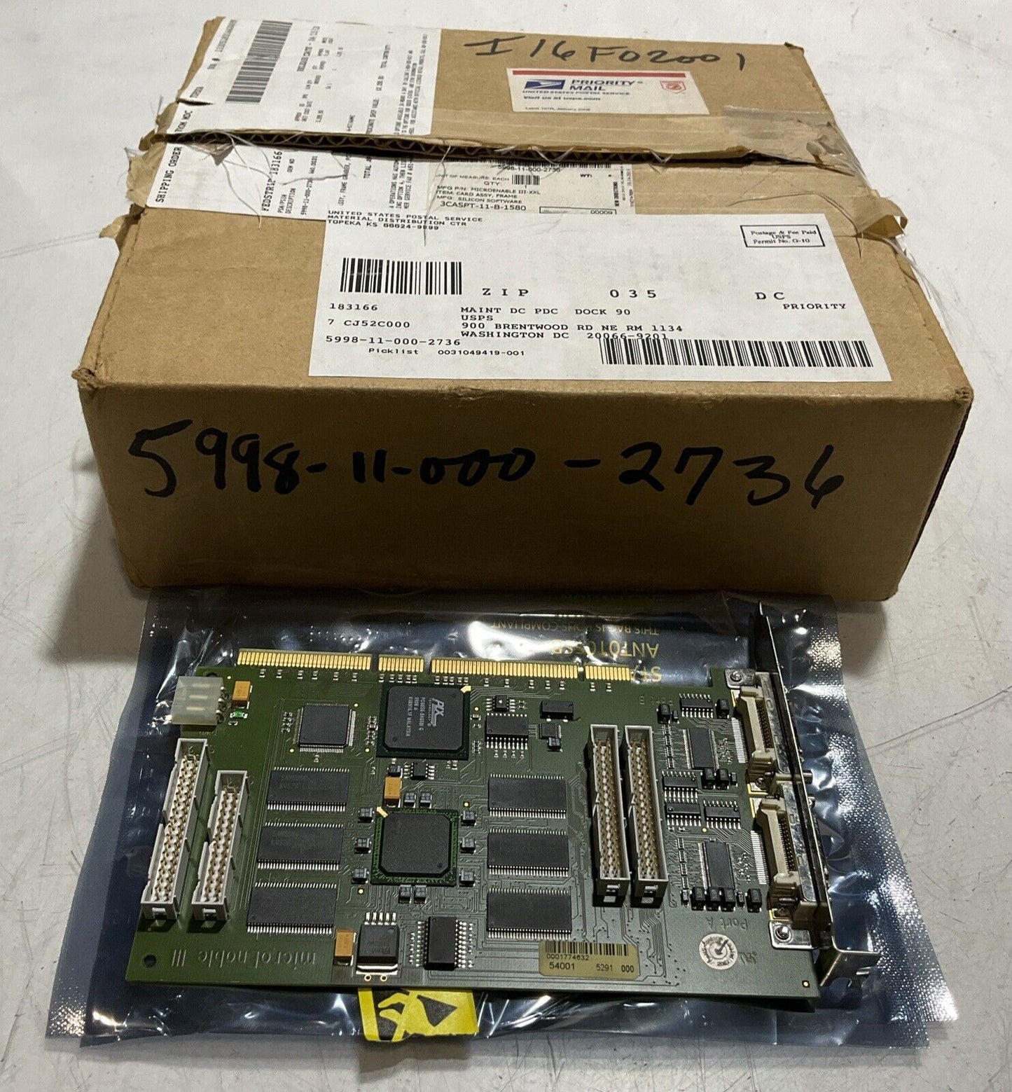 MICROENABLE III A31200F4 SILICON SOFTWARE CARD ASSEMBLY CIRCUIT BOARD FRAME U3S