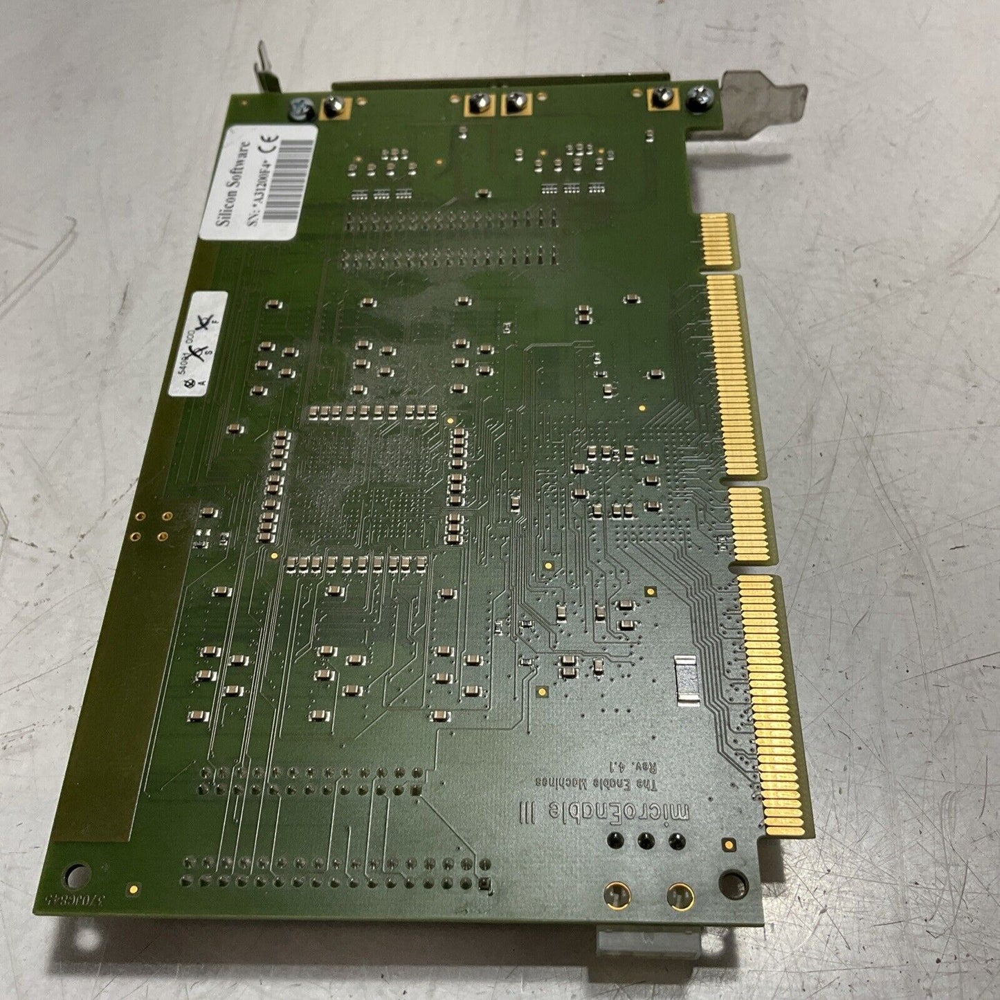 MICROENABLE III A31200F4 SILICON SOFTWARE CARD ASSEMBLY CIRCUIT BOARD FRAME U3S