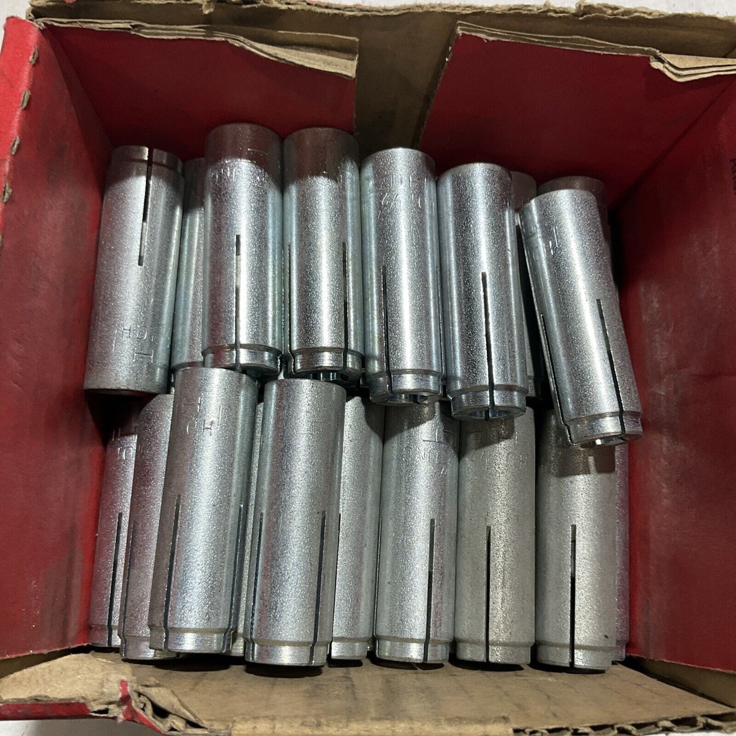 HILTI DD80 DD100 DD130 HDL DROP IN ANCHOR MECHANICAL SIZE 1/2” LOT OF 48 U3S