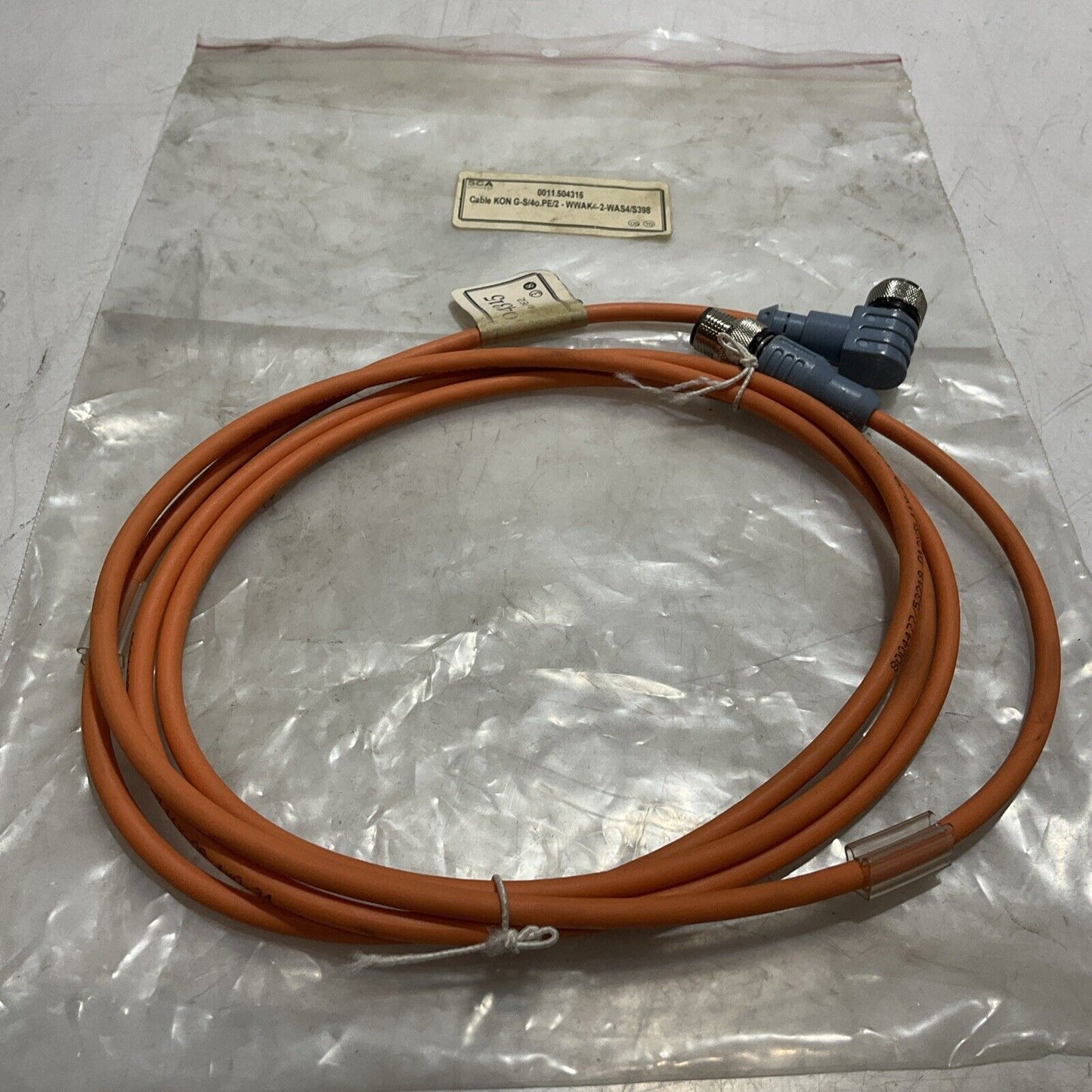 ESCHA 8004477/53218 D12YSL11X-OB CABLE CONNECTION WWAK4-2WASA/S398 4.0.34 U3S