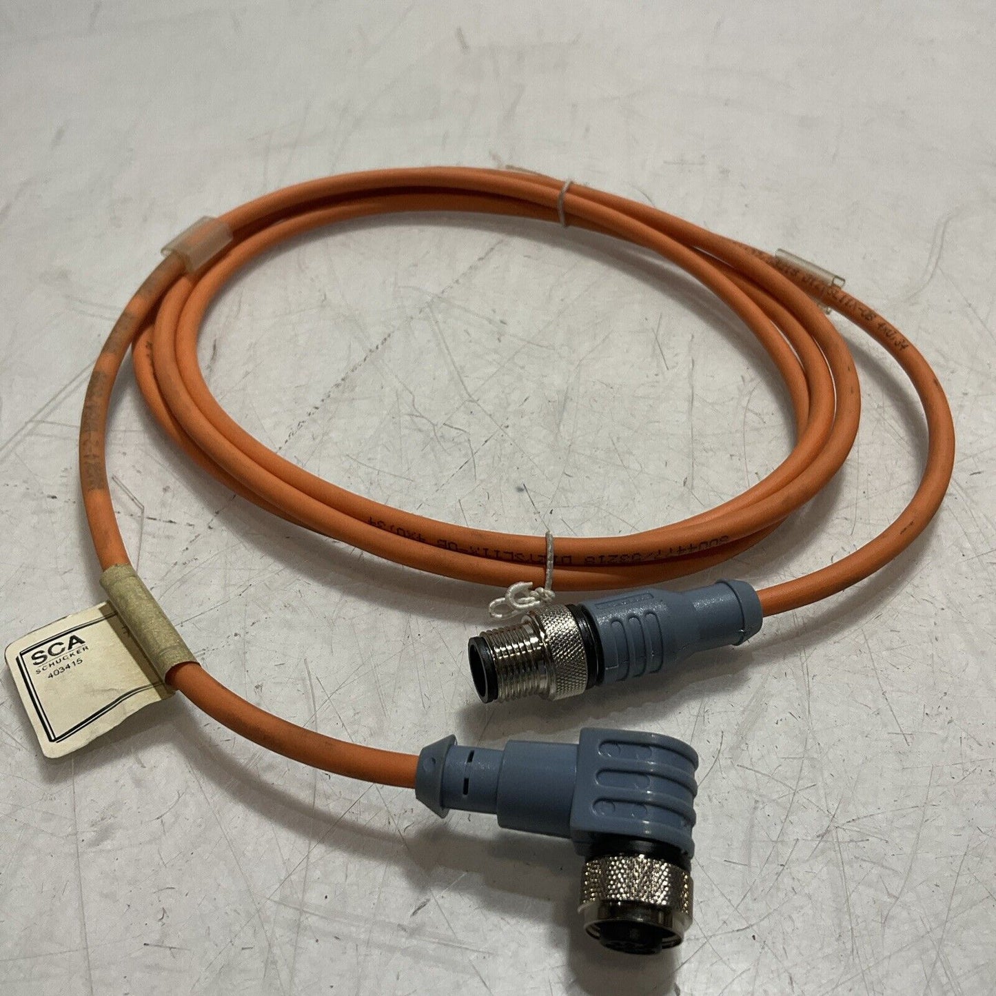 ESCHA 8004477/53218 D12YSL11X-OB CABLE CONNECTION WWAK4-2WASA/S398 4.0.34 U3S