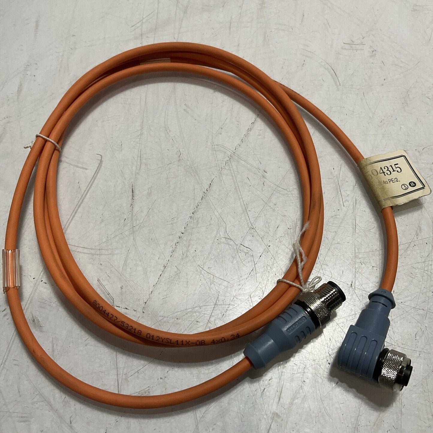 ESCHA 8004477/53218 D12YSL11X-OB CABLE CONNECTION WWAK4-2WASA/S398 4.0.34 U3S