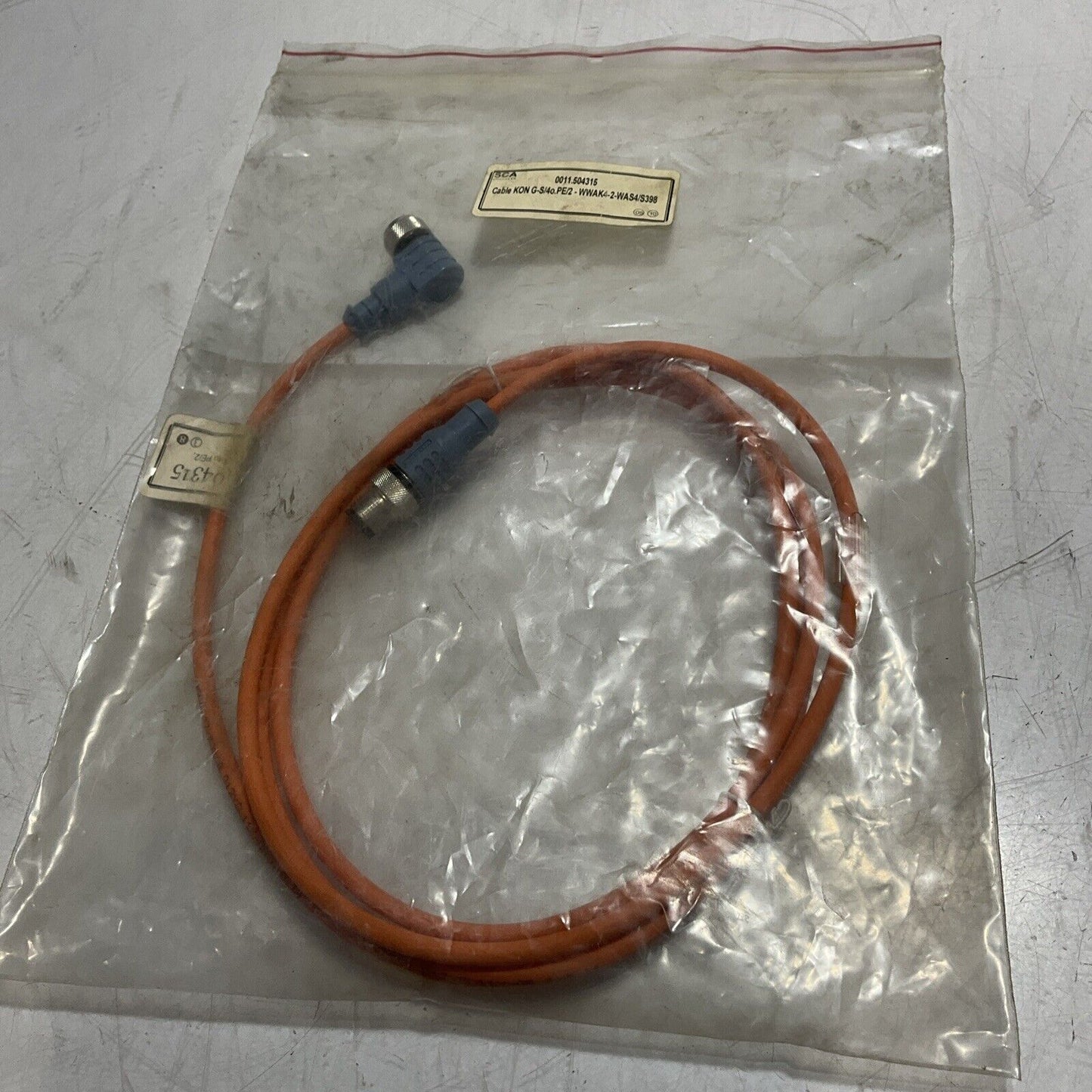 ESCHA 8004477/53218 D12YSL11X-OB CABLE CONNECTION WWAK4-2WASA/S398 4.0.34 U3S