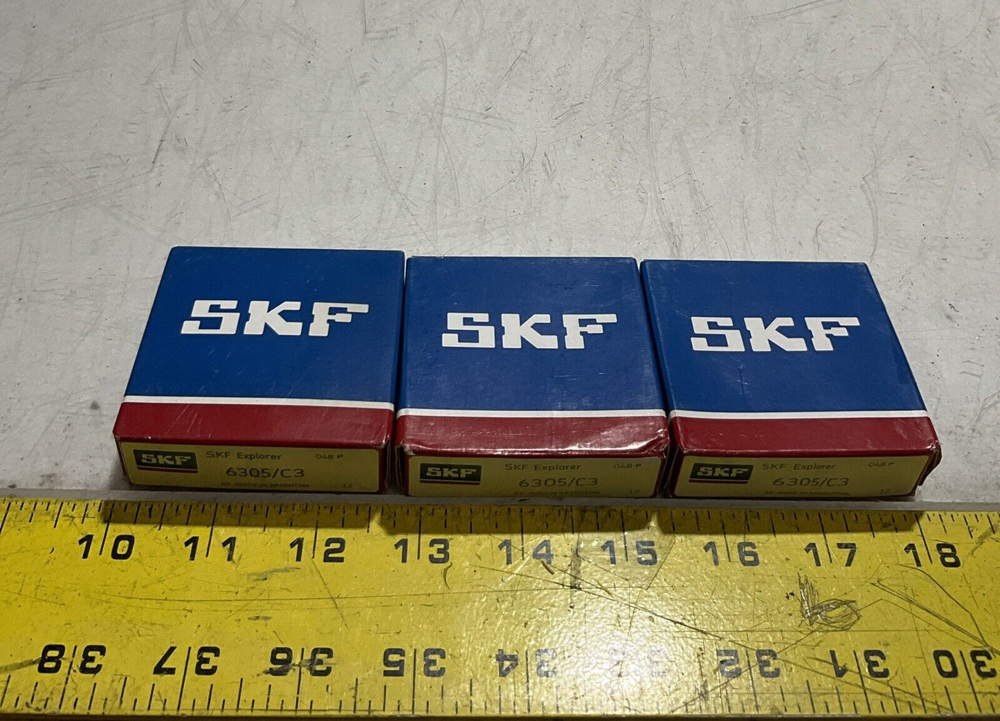 SKF EXPLORER 6305/C3 DEEP GROOVE BALL BEARING LOT OF 3 373