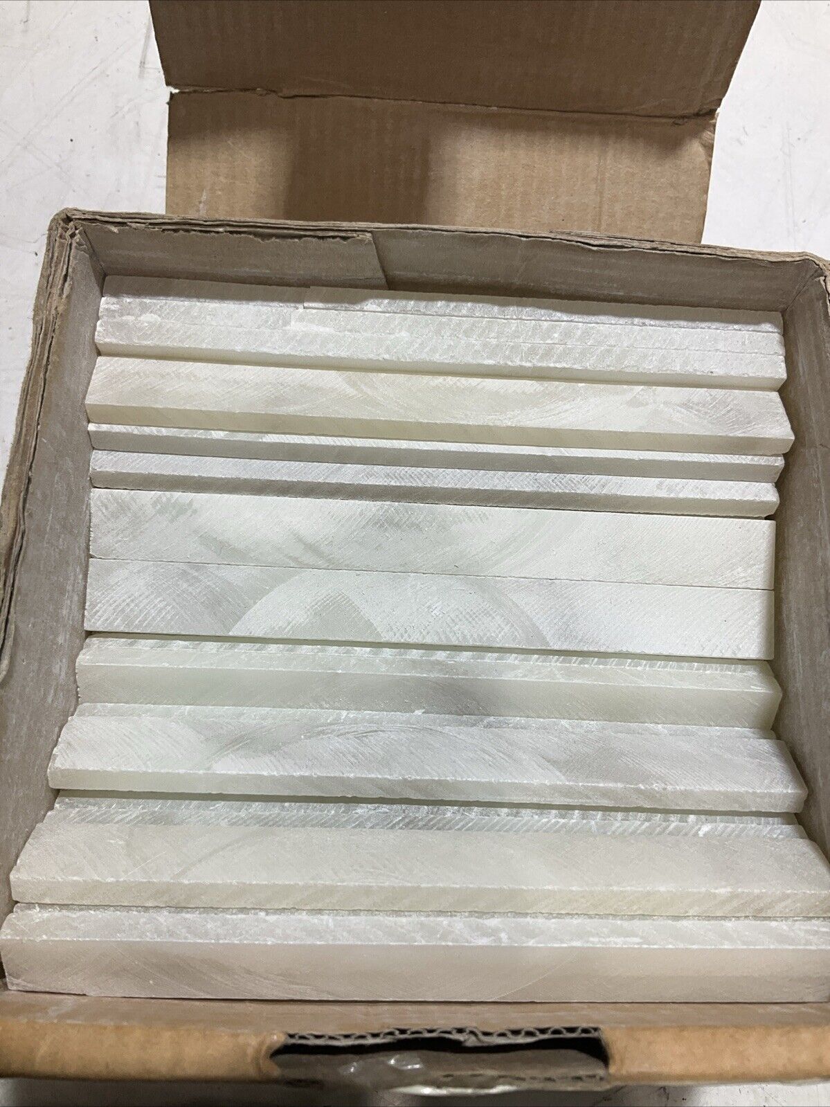 ANCHOR BRAND FL-5 WHITE FLAT SOAPSTONE 5X1/2X3/16 LOT OF 144 373