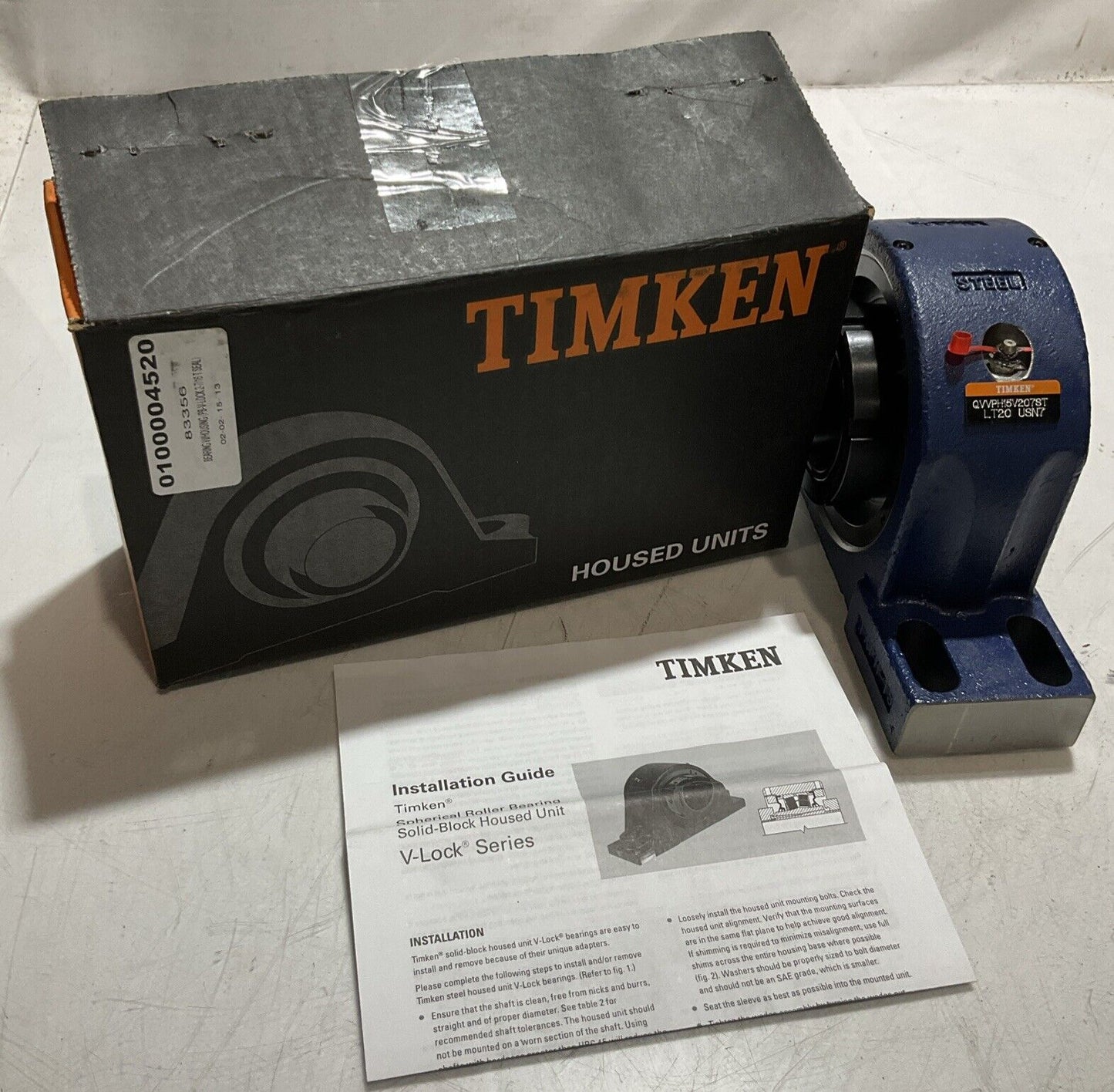 TIMKEN QVVPH15V207ST BEARING WITH HOUSING 2-7/7/16 SEAL 373