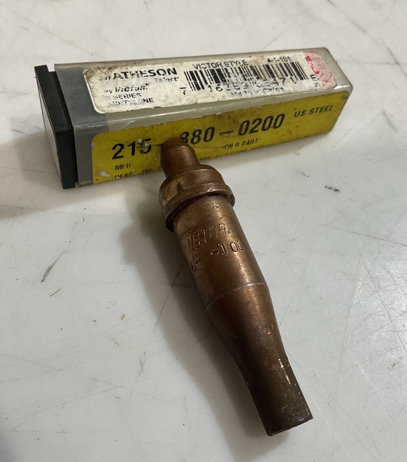 MATHESON BY VICTOR 6-1-101 ACETYLENE CUTTING TORCH TIP U3S