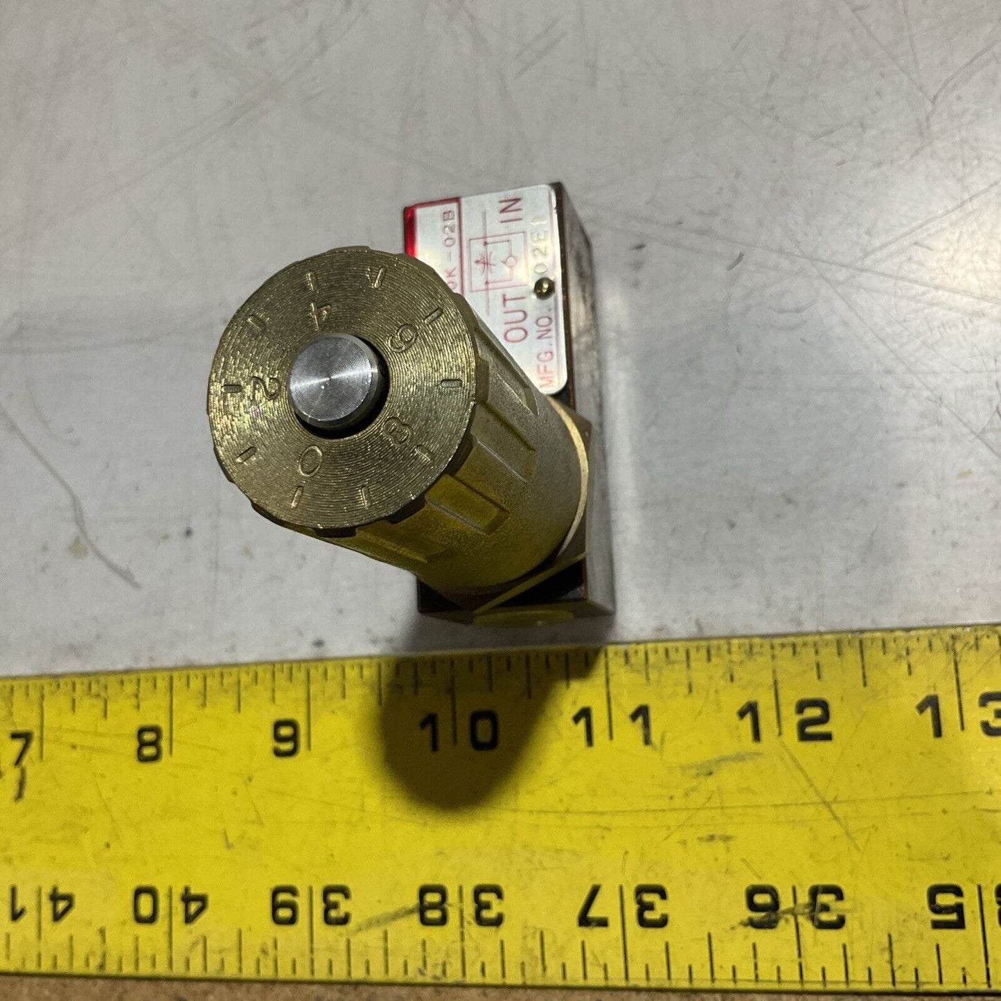 TOYO-OKI HF3-CT20K-02B FLOW CONTROL VALVE 21MPA SCREW CONNECTION 1/4 U3S
