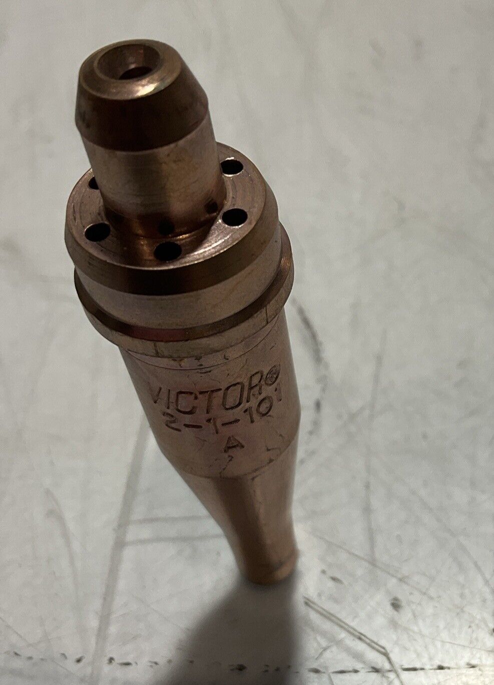 VICTOR 2-1-101A ACETYLENE CUTTING TORCH TIP LOT OF 2 U3S