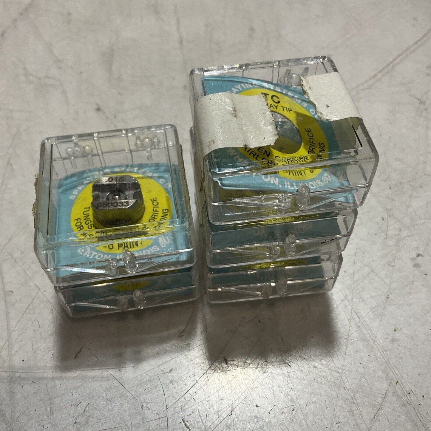 SPRAYING SYSTEMS CO 0.015 TC SPRAY TIP 950033 LOT OF 3 U3S