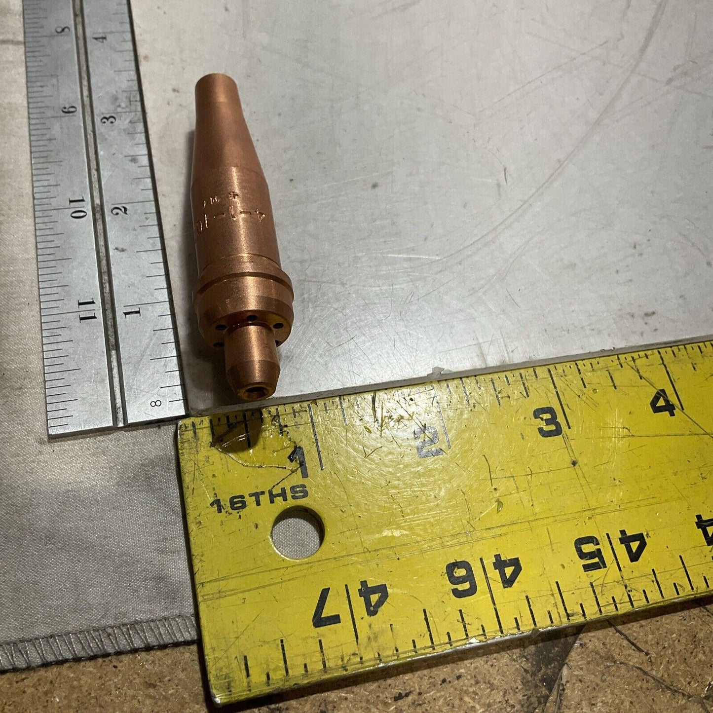 MATHESON -BY- VICTOR 4-1-101 G SERIES ACETYLENE TORCH CUTTING TIP LOT OF 3 U3S