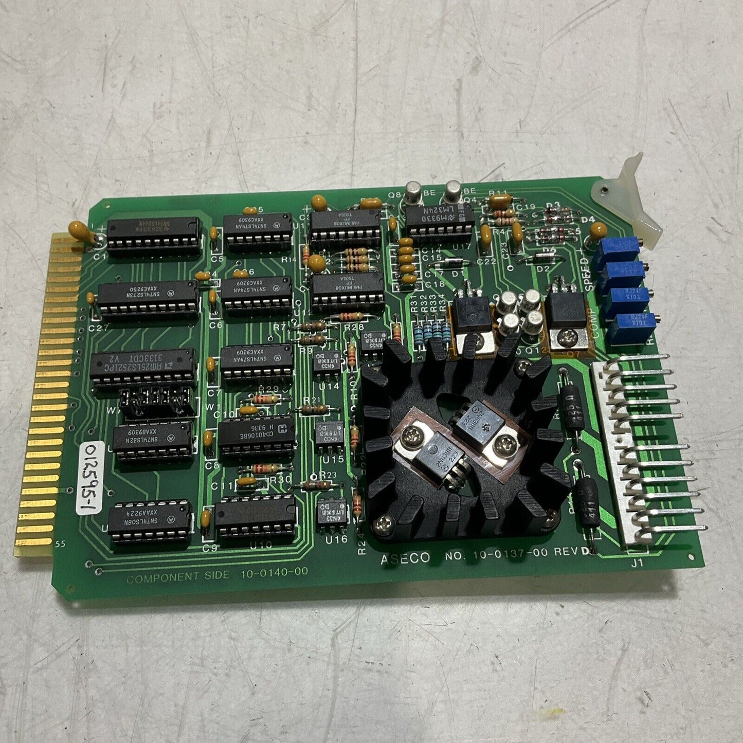 ASECO 10-0139-00REV-D DC MOTOR DRIVE CIRCUIT BOARD U3S