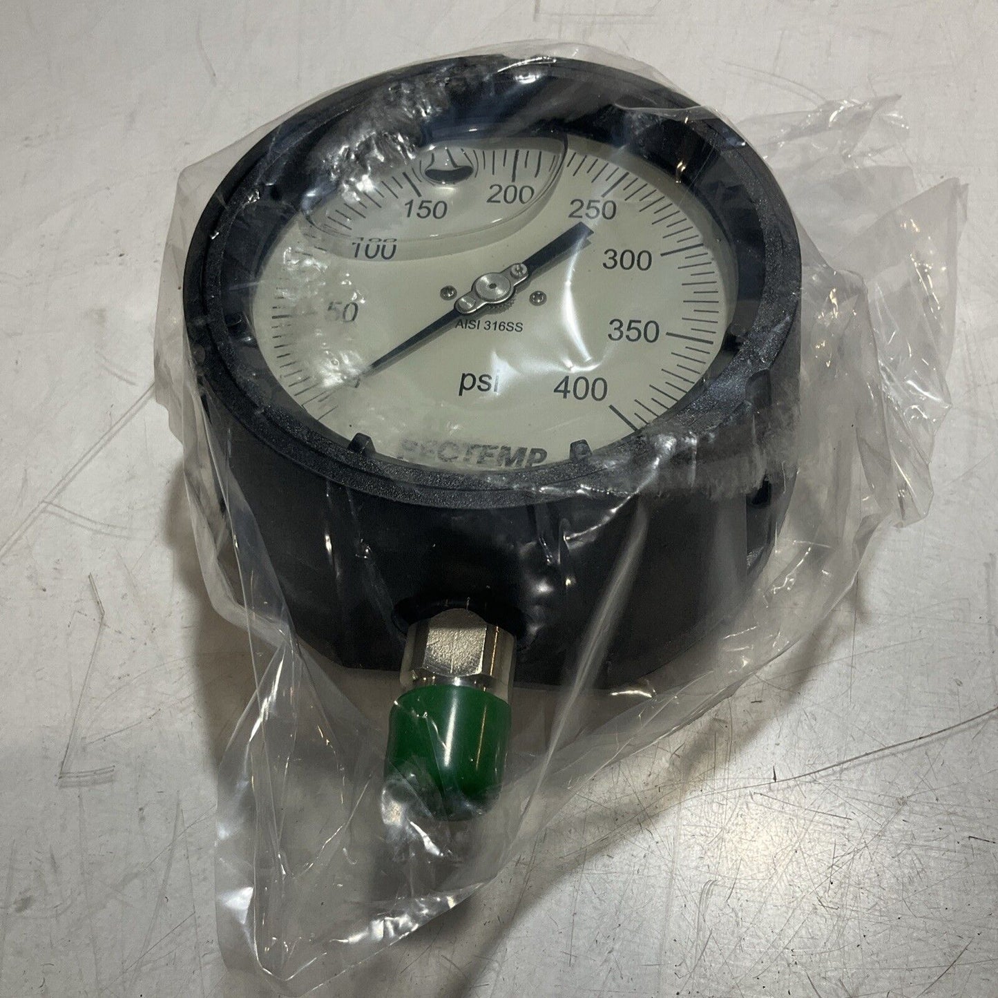 REOTEMP INSTRUMENTS PSI PT45P1A2P22-G-T PRESSURE GAUGE GLY FILLED 400PSI 373