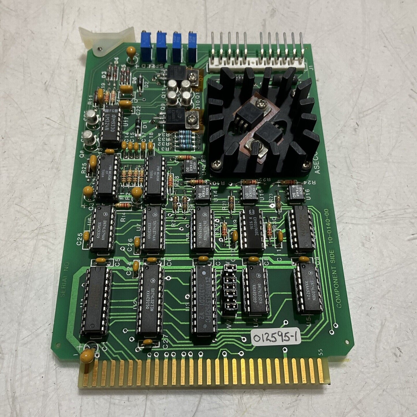 ASECO 10-0139-00REV-D DC MOTOR DRIVE CIRCUIT BOARD U3S