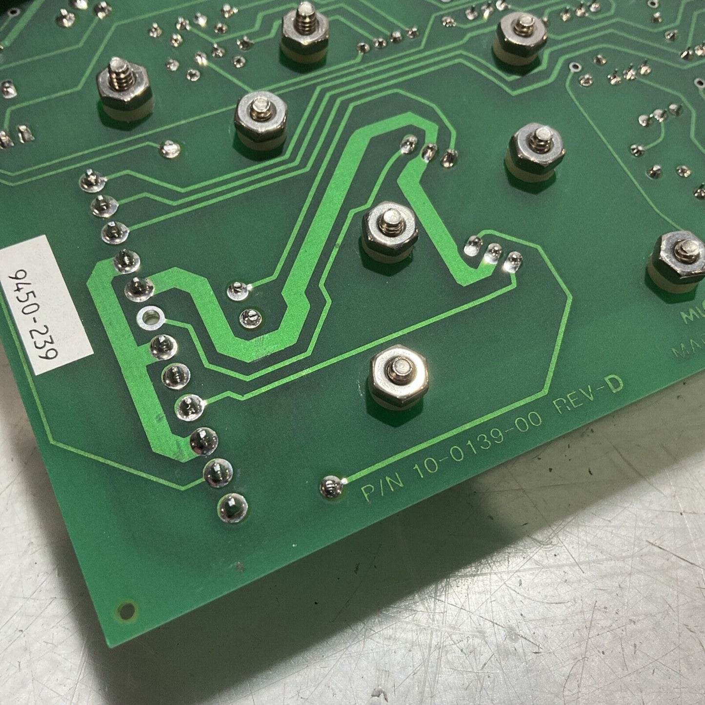 ASECO 10-0139-00REV-D DC MOTOR DRIVE CIRCUIT BOARD U3S