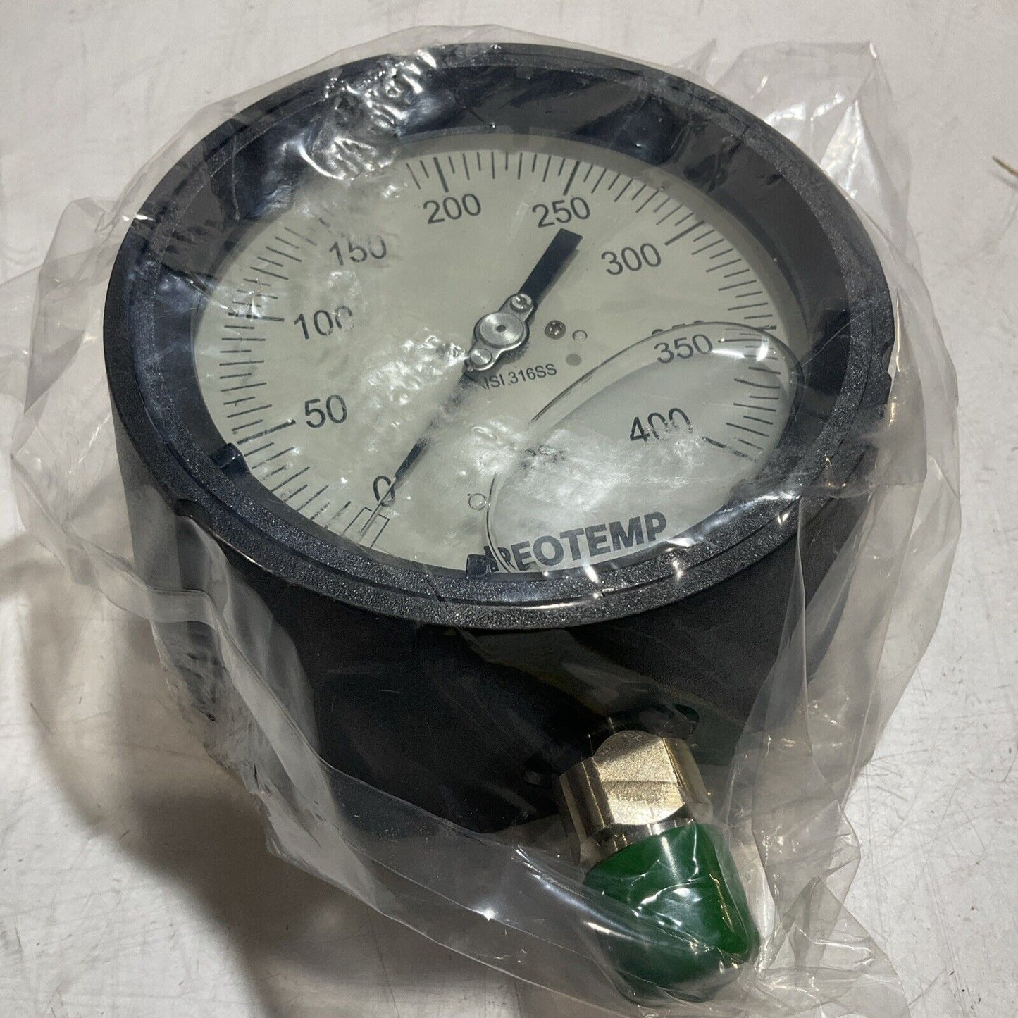 REOTEMP INSTRUMENTS PSI PT45P1A2P22-G-T PRESSURE GAUGE GLY FILLED 400PSI 373