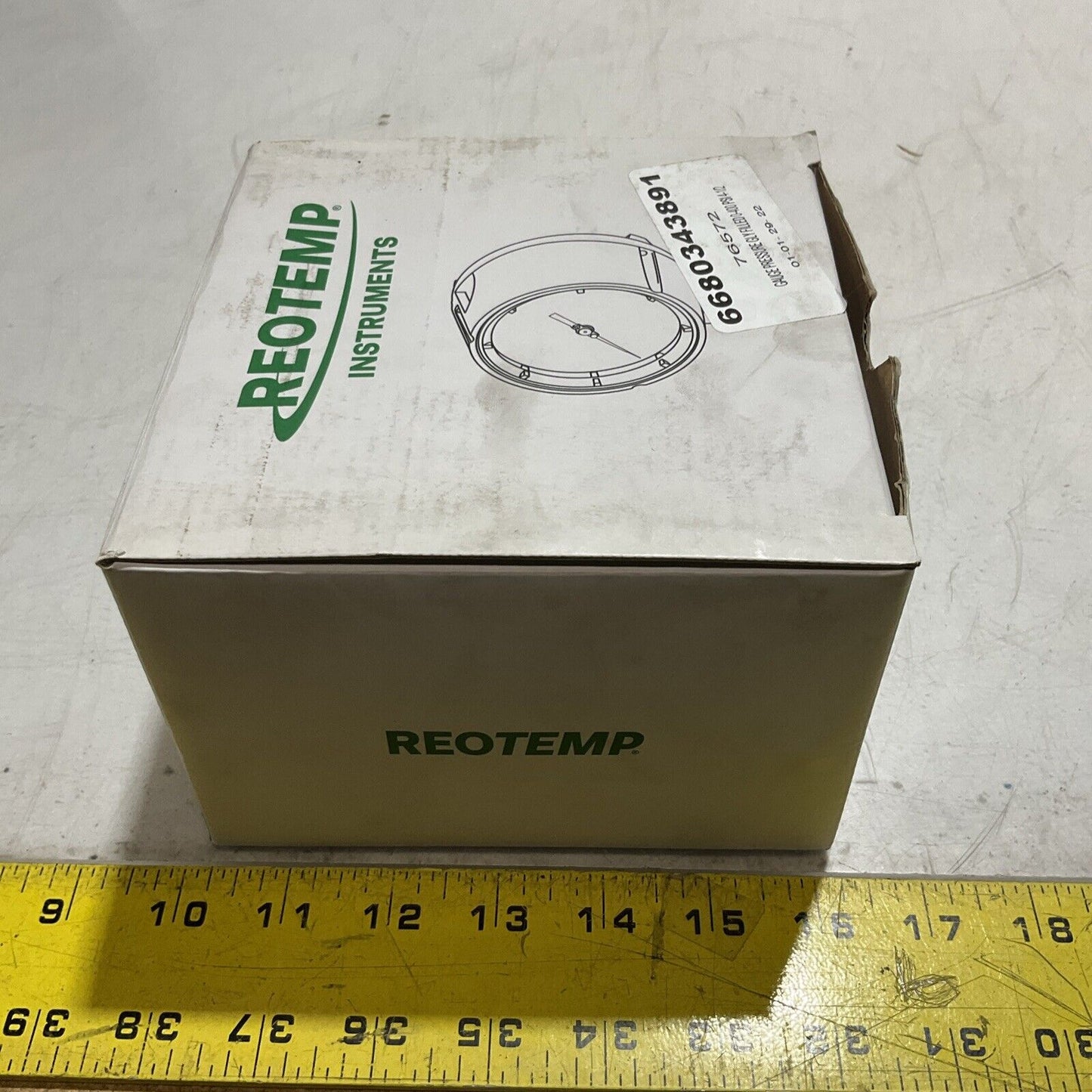 REOTEMP INSTRUMENTS PSI PT45P1A2P22-G-T PRESSURE GAUGE GLY FILLED 400PSI 373