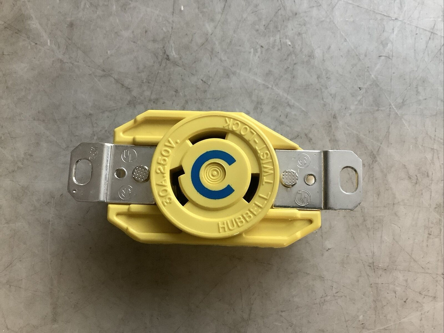 HUBBELL HBL26CM20 TWIST-LOCK RECEPTACLE 30A 250V 2P 3W 554