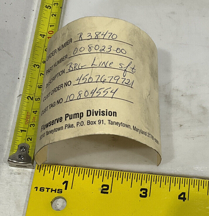 WORTHINGTON 00802300 LINESHAFT BEARING 678