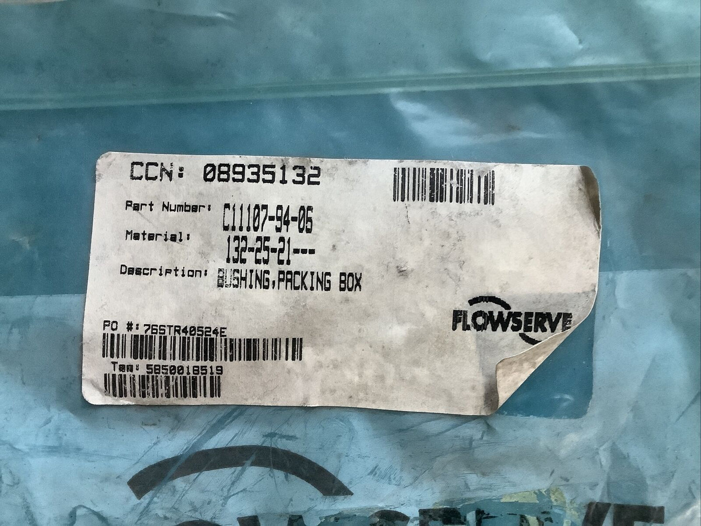 FLOWSERVE 08935132 C11107-94-06 PACING BOX BUSHING 678