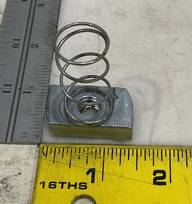 SUPERSTRUT A-100-3/8 SPRING NUT STEEL LOT OF 100 476