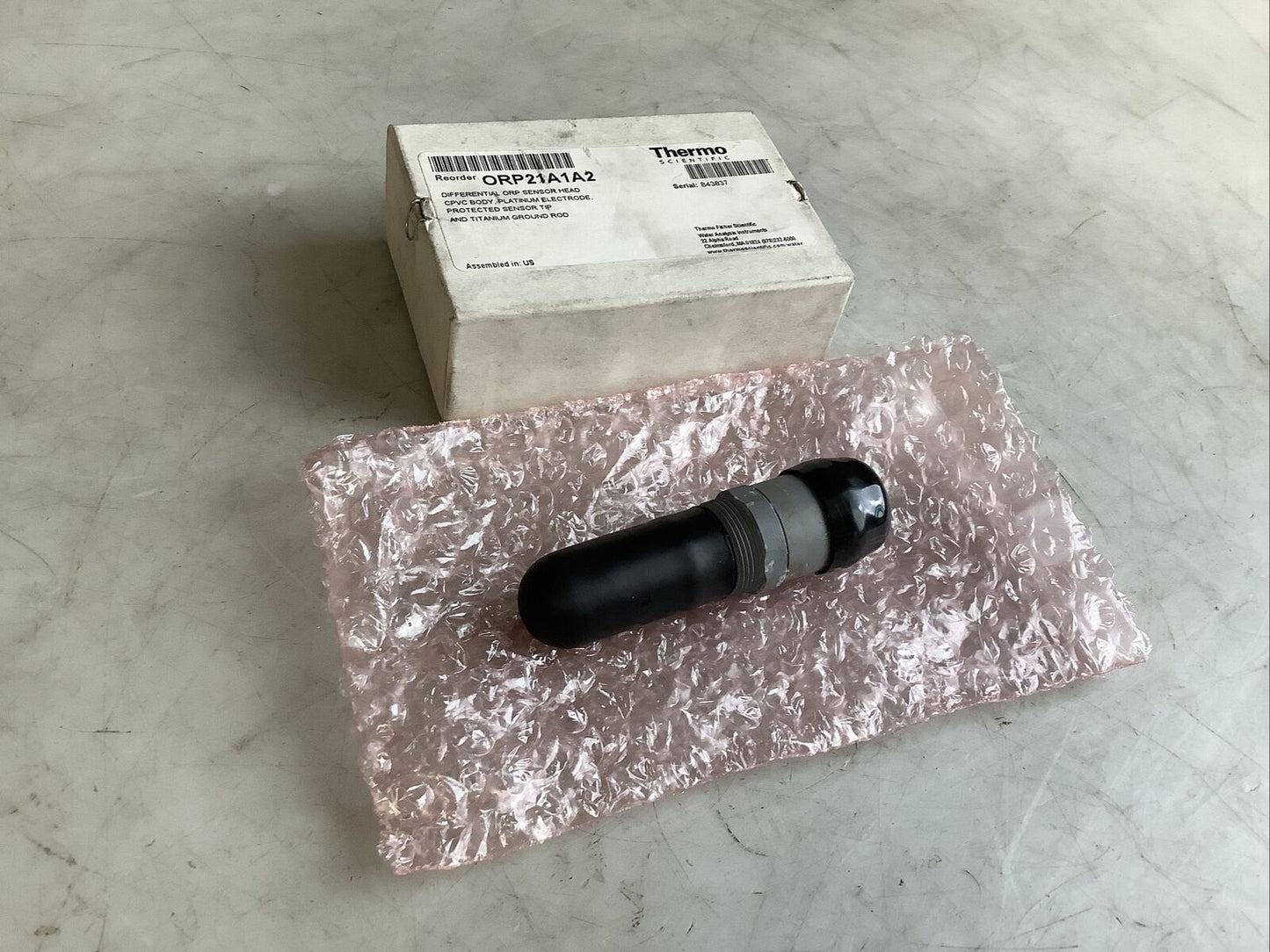 THERMO SCIENTIFIC ORP21A1A2 ORP SENSOR HEAD CPVC BODY 476