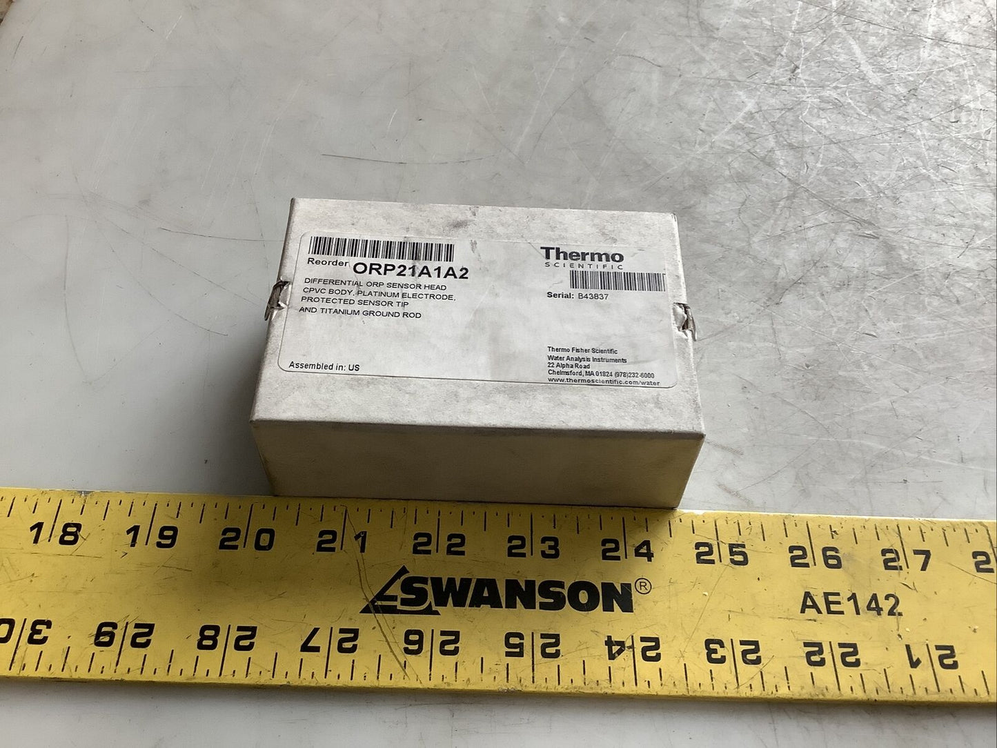 THERMO SCIENTIFIC ORP21A1A2 ORP SENSOR HEAD CPVC BODY 476