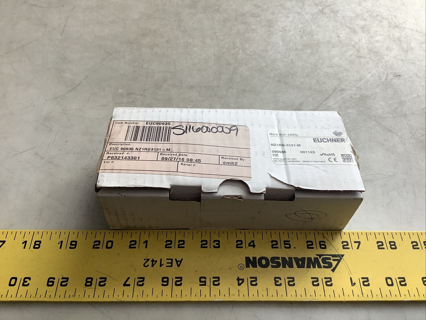 EUCHNER NZ1RG-3131-M SAFETY SWITCH 999