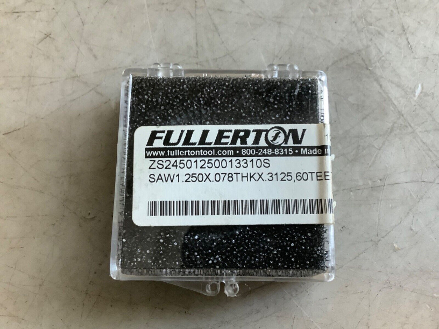 FULLERTON TOOL ZS24501250013310S SAW BLADE 1.250IN X .078IN X .3125IN 333