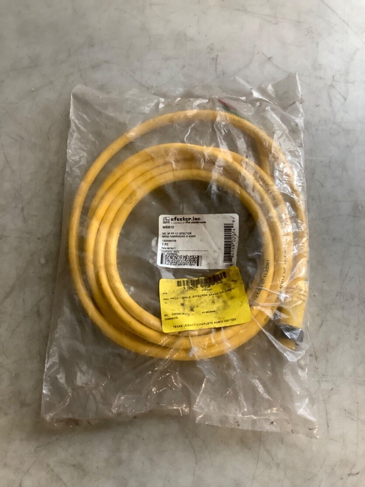 IFM W80610 CORDSET 3P 12FT 222