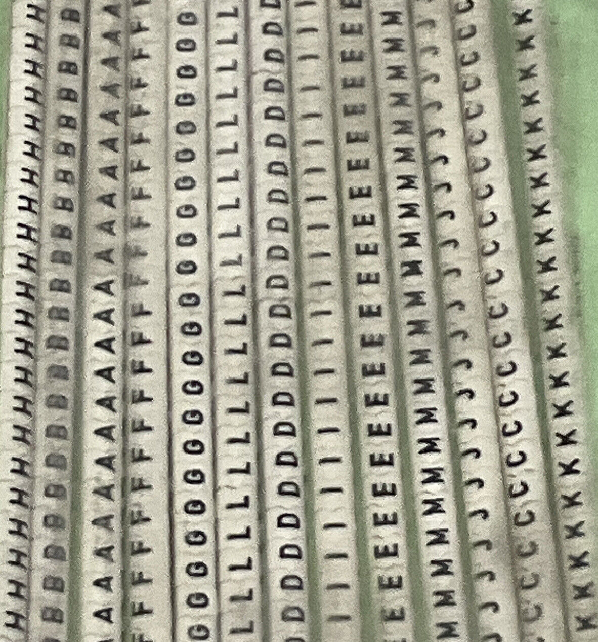 BRADY SCNC 10-A-M CLIP-SLEEVE WIRE MARKERS LOT OF 3 476